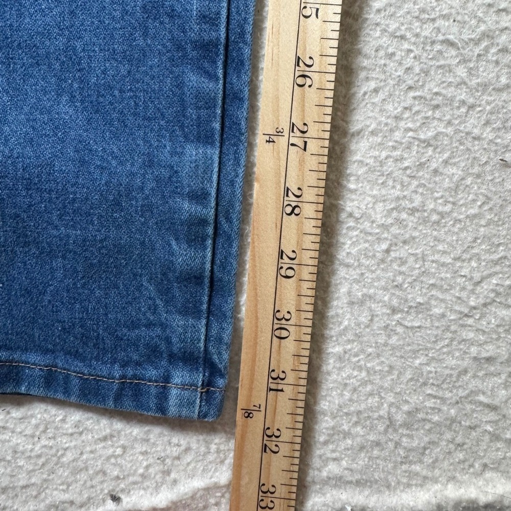 Wrangler Straight Leg Jeans Mens 34x34 Blue Good Vintage 936PWD Denim Pants - Picture 5 of 12